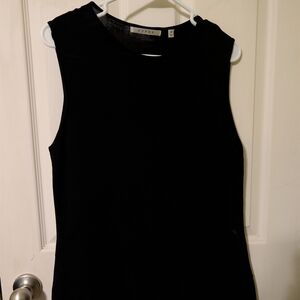 Cyrus Black Sleeveless Crewneck Tank